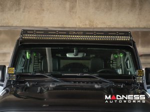 Jeep Gladiator JT Windshield Light Bar Mount - 50in LED Mount Jeep Gladiator JT Windshield Light Bar Mount - 50in LED Mount